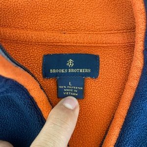 Mens Brooks brothers Navy Blue 1/4 zip - $30